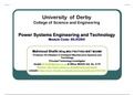 Power systems lecture 2 