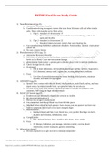NURSING HSC203 - Patho Final Exam Study Guide.