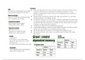 OCR A level summary poster on core study Grant et al 