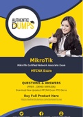 MikroTik MTCNA Dumps - Accurate MTCNA Exam Questions - 100% Passing Guarantee