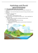Hydrology and fluvial geomorphology