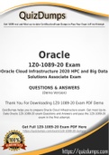 1Z0-1089-20 Dumps - Way To Success In Real Oracle 1Z0-1089-20 Exam