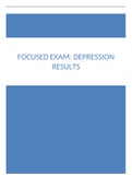 Focused Exam:Depression Results