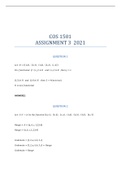 COS1501 ASSIGNMENT 3 2021