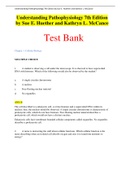 Pathophysiology Test Bank 6th, 7th & 8th editions by Kathryn L. McCance and Sue E. Huether - With verified answers 