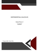 Lines - Differential Calculus
