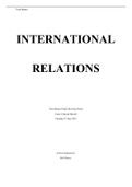 Oxford International Relations (Politics 214) Finals Revision Notes 