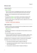 Divorce law LPC University of law consolidation notes