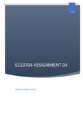 ECS3704 - Public Economics (ECS3704) Assignment 4 E-Portfolio S1&S2 Year 2021