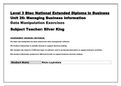 Summary  Unit 26 - Managing Business Information  (21011c)