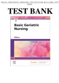 test bank Basic Geriatric Nursing 7th Edition Williams