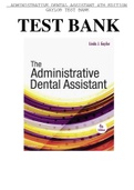 test bank Administrative Dental Assistant 4th Edition Gaylor