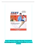 Lewis's Medical-Surgical Nursing: Assessment and Management of Clinical Problems 10th and 11th Edition TESTBANK_ all chapters, latest updated. A  help
