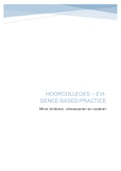 Hoorcolleges Evidence Based Practice (minor Fysiotherapie & Kinderen, Volwassenen & Ouderen)