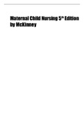 Maternal Child Nursing 5th Edition Complete Test Bank Verified Questions And Answers