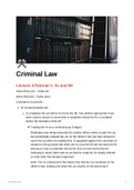 *FLASH SALE*2024/25 UPDATED* 1st Class Criminal Law Notes