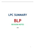 BLP REVISION NOTES 2020 / BLP REVISION NOTES 2020: LATEST, COMPLETE GUIDE
