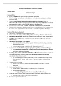 Strategic Management-Concept of Strategy Notes & Essay Plans