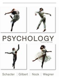 Test bank for Psychology 4th Edition by Daniel L. Schacter (questions and answers for every single chapter)