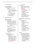 NURSING 440 - MS Exam 3 Study guide. 