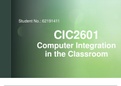CIC2601 - Assignment 03 - 2021