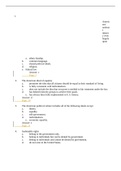 POLS 101 ALL EXAM ANSWERS (Straighterline)