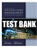 Test bank for heizer operations management 9e complete questions and answers