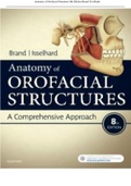 ANATOMY OF OROFACIAL STRUCTURES, THE TOOTH: FUNCTIONS AND TERMS  8TH EDITION BY BRAND TEST BANK