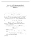 FIRST ORDER ORDINARY DIFFERENTIAL EQUATIONS