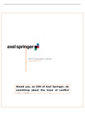 Would you, as CEO of Axel Springer, do something about the issue of conflict minerals?