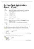 NURS-6521C-2/NURS-6521N-2/NURS-6521D-2-Advanced  Pharmacology2020 Summer_Review Test Submission:  Exam - Week 7.