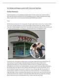 Unit 16 A2- Display techniques Tesco and Topshop (biography included)