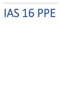 PPE IAS 16