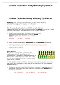 Student Exploration Hardy Weinberg Equilibrium