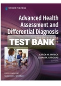 Exam (elaborations) TEST BANK Advanced Health Assessment and Differential Diagnosis Essentials for Clinical Practice 1st Edition Myrick   