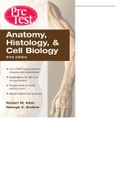 ANATOMY, HISTOLOGY, AND CELL BIOLOGY PRETEST SELF-ASSESSMENT AND REVIEW, THIRD EDITION (PRETEST BASIC SCIENCE) BY ROBERT KLEIN, GEORGE ENDERS