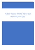 Medical-Surgical Nursing Ignatavicius Medical-Surgical Nursing, 10th Edition
