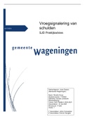 Scriptie over Verbetering van vroegsignalering van schulden binnen de gemeente Wageningen