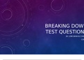 NCLEX Test Question Analysis.