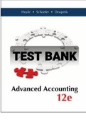 Exam (elaborations) TEST BANK FOR Advanced Accounting 12th Edition by Joe Ben Hoyle, Thomas Schaefer, Timothy Doupnik 