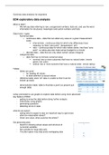 Summary Data Analytics for engineers  (2IAB0)