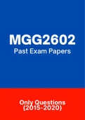 MGG2602 - Exam Questions PACK (2015-2020)