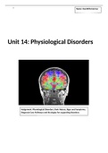 Unit 14 – Physiological Disorders - Health and Social Care – P1,P2,P3,M1,P4,M2,D1,P5,M3,D2 – Task 1 & 2 - Extended Diploma
