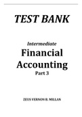 Exam (elaborations) TEST BANK Intermediate Financial Accounting Part 3 ZEUS VERNON B. MILLAN 