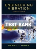TEST BANK FOR Engineering Vibration 3rd Edition By Daniel J. Inman (Solution Manual) 
