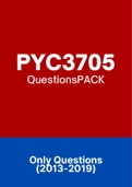 PYC3705 - Exam Questions Papers (2013-2019)