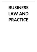 Business Law and Practice Notes