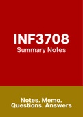 INF3708 - Summarised NOtes