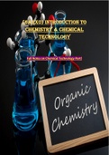 TUe (6A2X0) Introduction to Organic Chemistry and Chemical Technology Full Revision Notes (Chemical Technology Part)