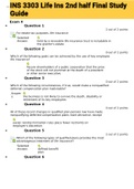 INS 3303 Life Ins 2nd half Final Study Guide (INS3303) 